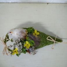 Jarni závěsná dekorace kornoutky